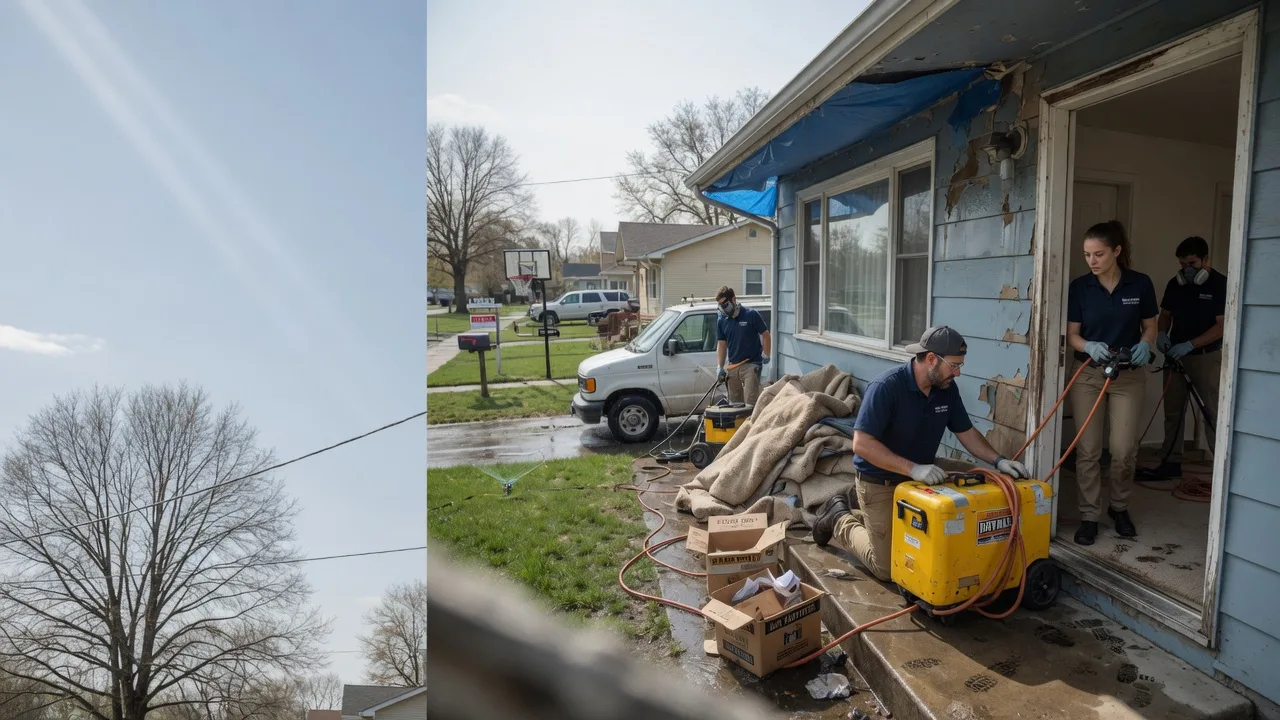 Basement Flood Cleanup in Tinley Park, IL near me